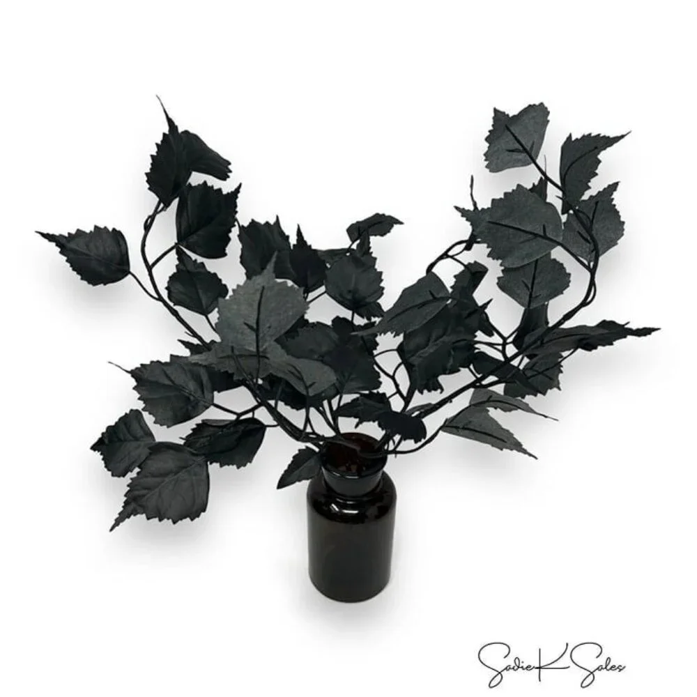 Black Leaves Arrangement Artificial Plant - Threshold, Target Halloween